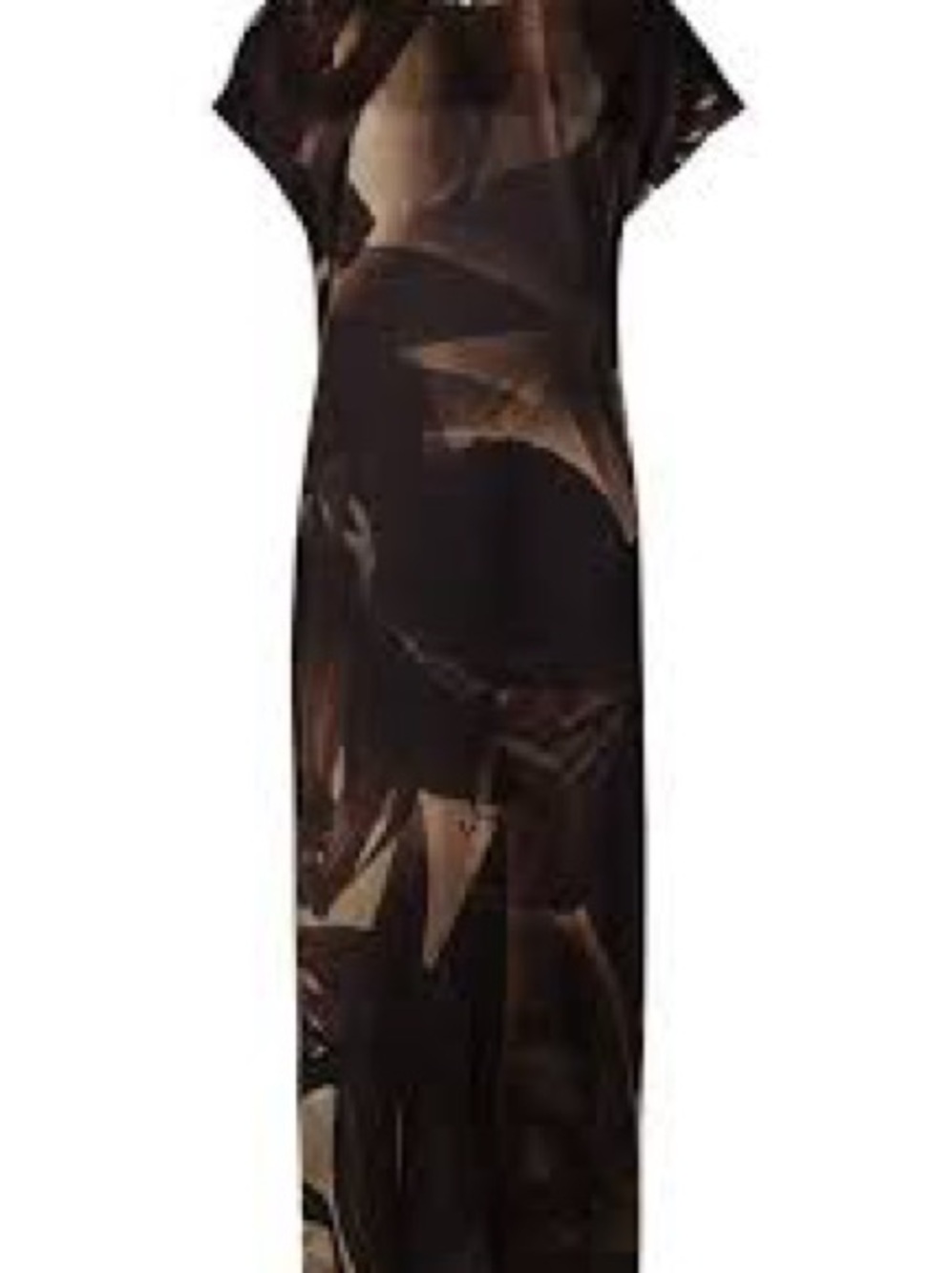 AllSaints iris dress. coffee brown color way - Picture 3 of 9